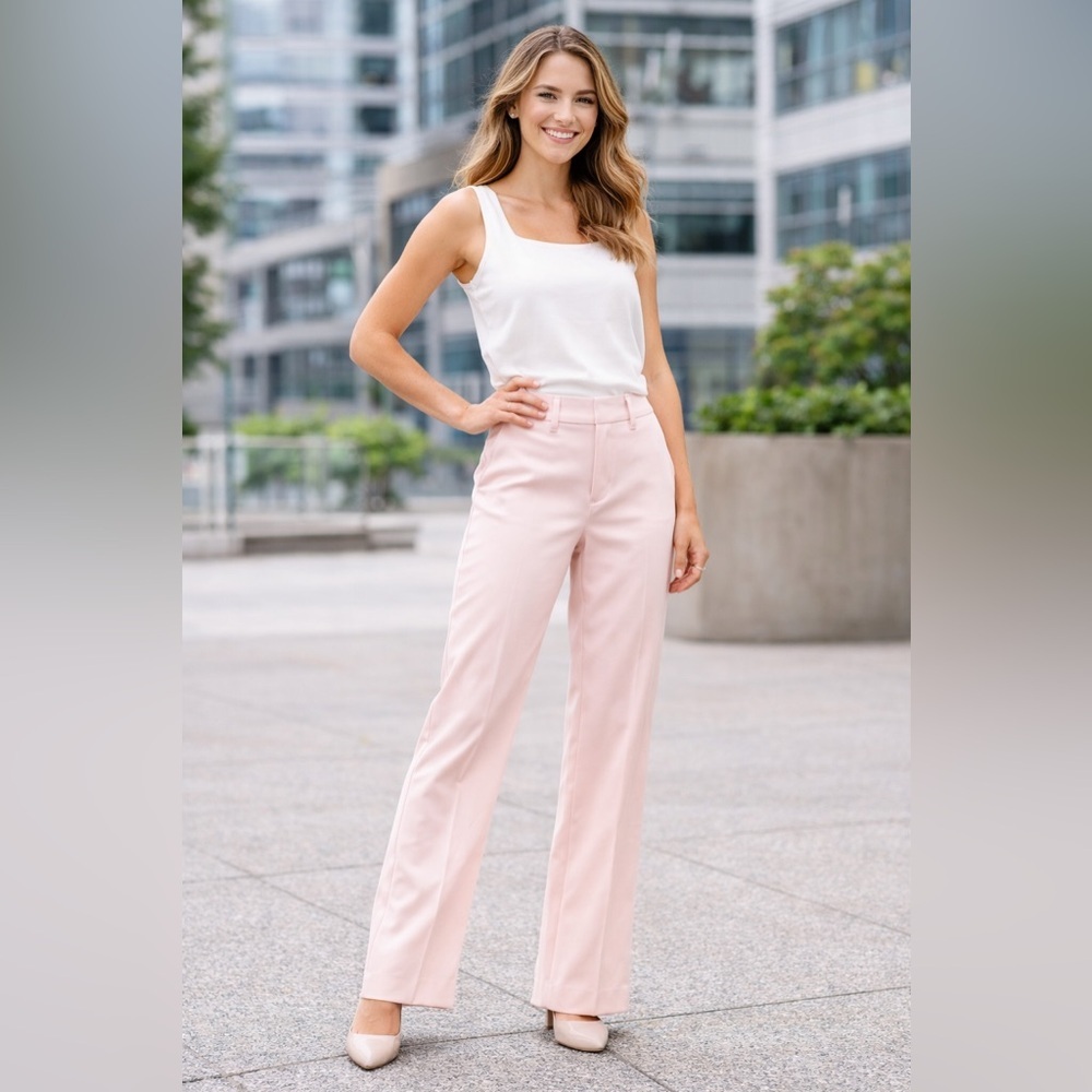 Anne Klein Light Pink Women's Trousers